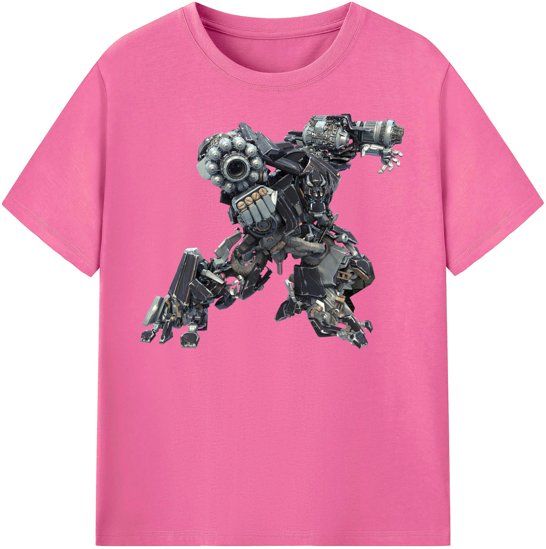 （画像用）  レディースカジュアルプリントTシャツ（綿100％）